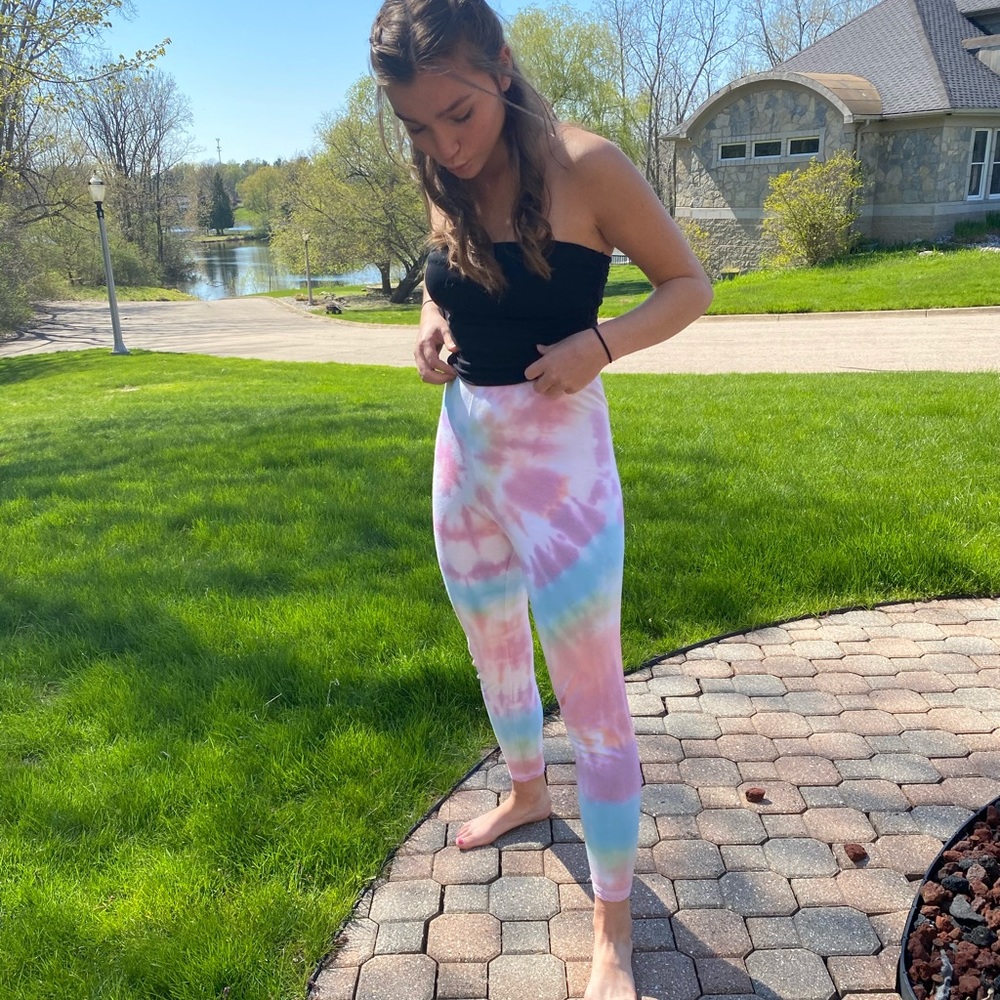 Tie dye leggings